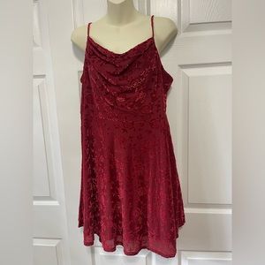 Mink Red Cherry Blossom Velvet
 Dress brand new missing tag
